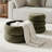 Modern Round Velvet Ottoman With Storage-2109958909