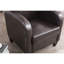 Chaise d'appoint moderne avec accoudoirs en similicuir-1428309039