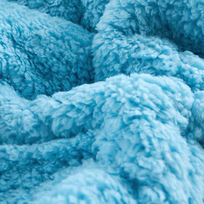 Couverture en sherpa pour enfants avec taies décoratives, Guitare