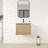 28'' White Oak Modern Wall Mounted Bathroom Vanity Floating Bathroom Cabinet