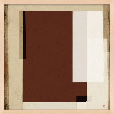 City Scape Brown Print by Marco Marella