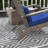 Wicker Adirondack Chair and Ottoman Set with Padded Cushions-437012519