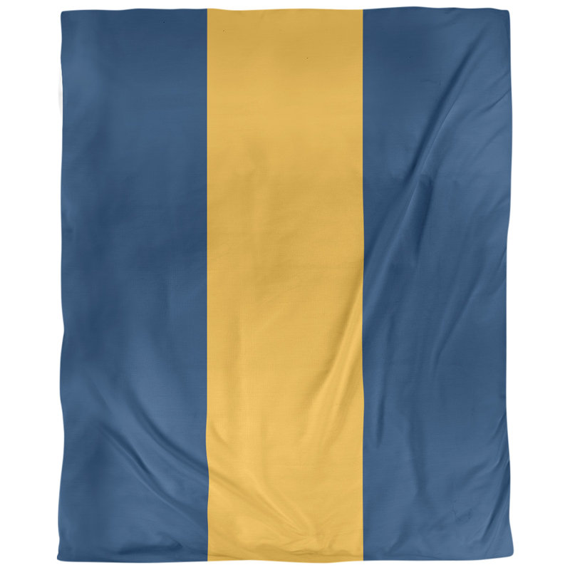 Tissu de basket-indiana indiana, Bleu marine / doré