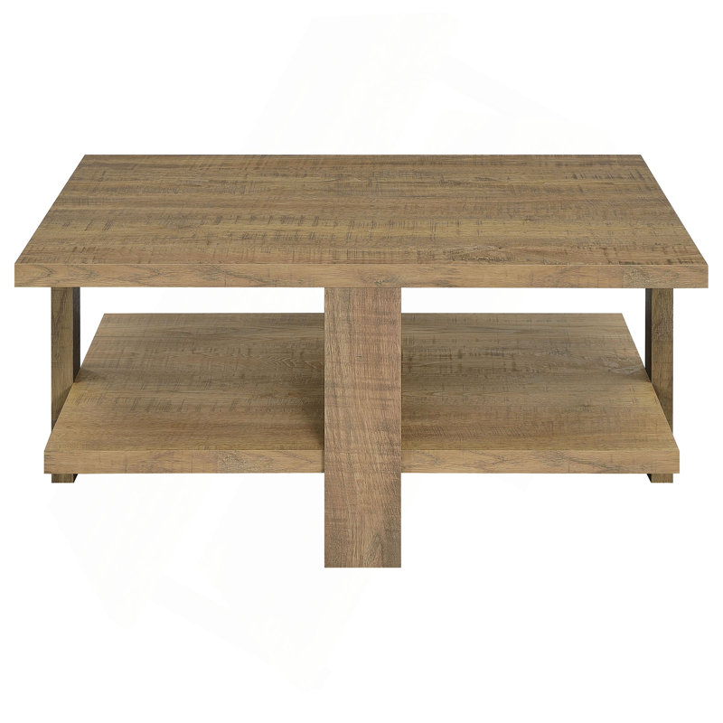 Runnion Mango Brown Square Coffee Table