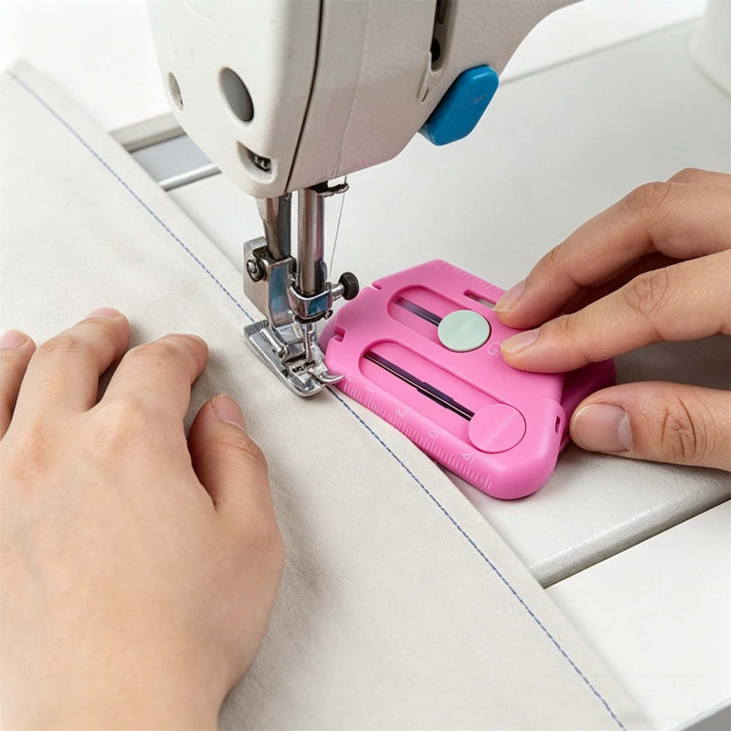 Un aimant en plastique multifonctionnel pour localiser la jauge à coudre, Pink