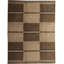 Geometric Area Rug in Brown