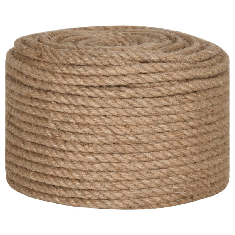 Corde de chanvre vidaXL, 0.55" H x 984" W x 0.55" D