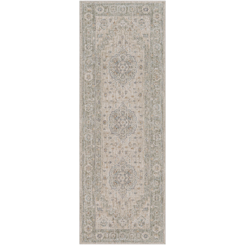 Tapis oriental Bowyer, Tapis de couloir 2 pi 6 po x 8 pi