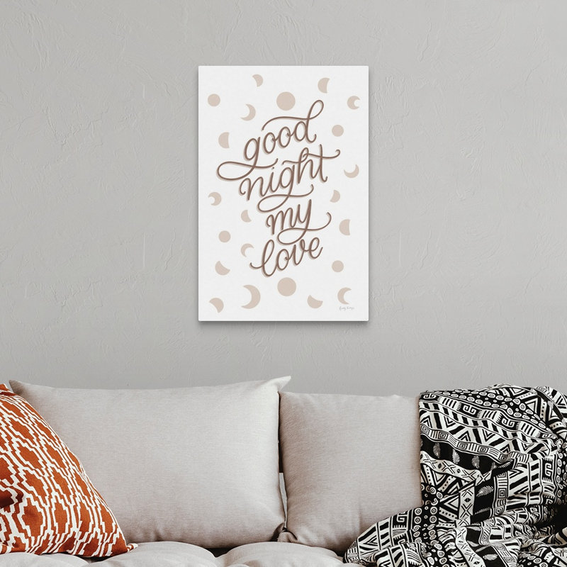 «Boho Nursery VI» par Becky Thorns, reproduction d'art textuel sur toile, Toile tendue, H 30 po x l 20 po x P 1,25 po