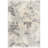 Machine Woven Polypropylene Area Rug in Gray-388943456