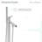 Plaisir Freestanding Bathtub Faucet in Chrome