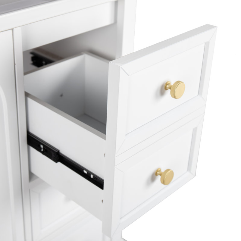 Armoire de salle de bain, armoire seulement, H 32,88 po x l 35,6 po x P 18,7 po