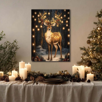 Decki Wrapped Canvas Print