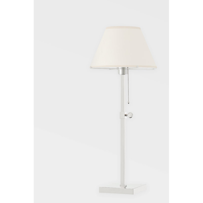 Leeds Table Lamp by Mark D. Sikes, Polished Nickel