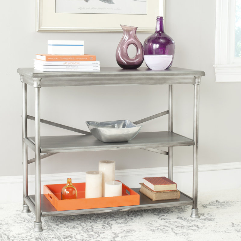 Pinnell Etagere Bookcase, (3 Shelves) 33” H x 38” W x 17”D