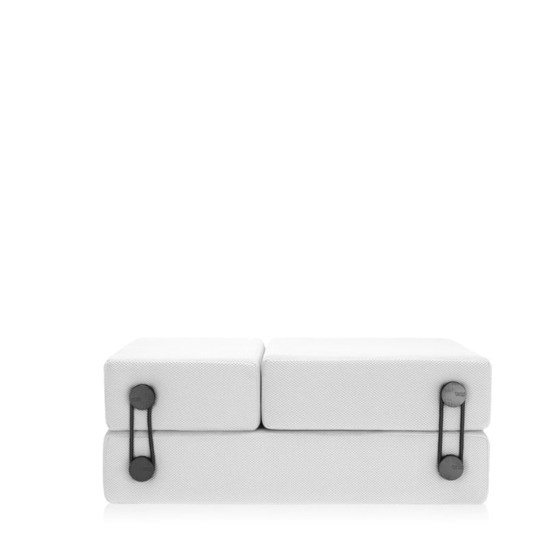 Trix Convertible Chair, White 