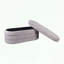 Banc repose-pieds avec rangement en velours