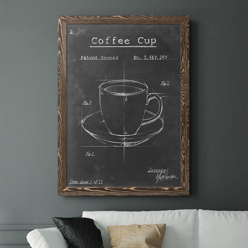 Marcey Morning routine II, reproduction d'art sur toile, Cadre noyer, H 43,5 po x l 31,5 po x P 1 po