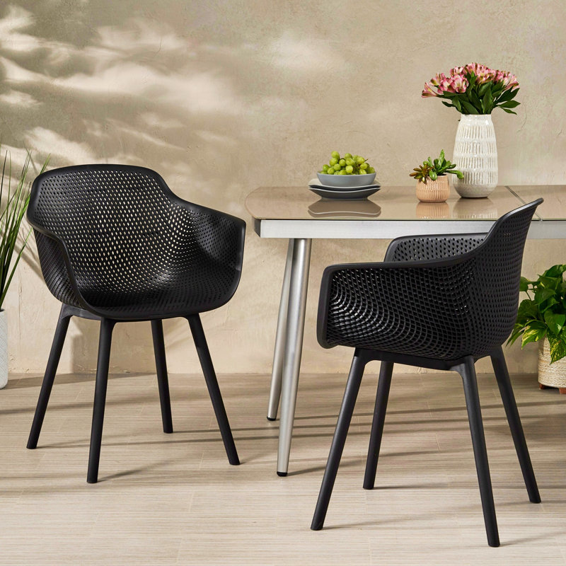 Tabouret d'extérieur 17 Majeris, Noir