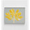 «Horizontal Plants 6» par MMB Studio, impression de feuilles dorées, décor de maison d'invités botanique neutre gris et or, art de chambre de petite auberge