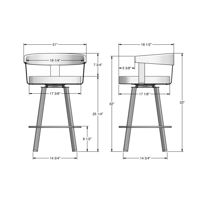 Drees Swivel Upholstered Counter & Bar Stool with Wood Backrest