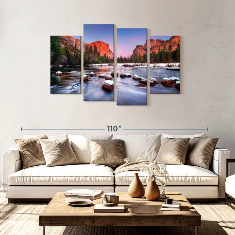 Alvord Snowy Merced River, 48'' H x 75'' W