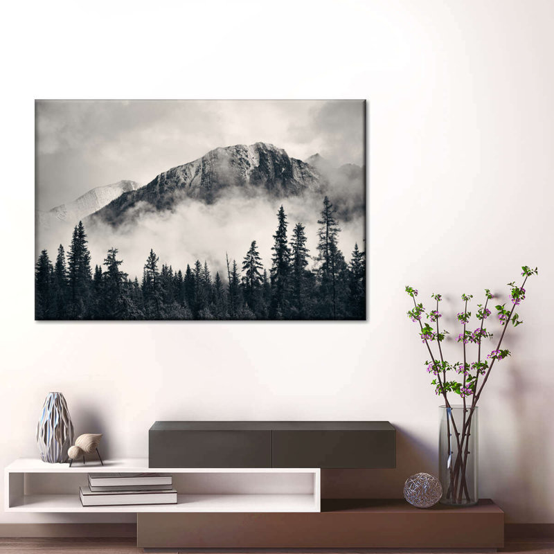 «Banff Park Mountain Scene», reproduction sur toile, H 8 po x l 12 po