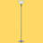 Brushed Steel 150W 3 Way Torchiere Floor Lamp 70"H With Frosted Glass Shade E26 6 Foot Cord Living Room Bedroom Office-20502052-49510496