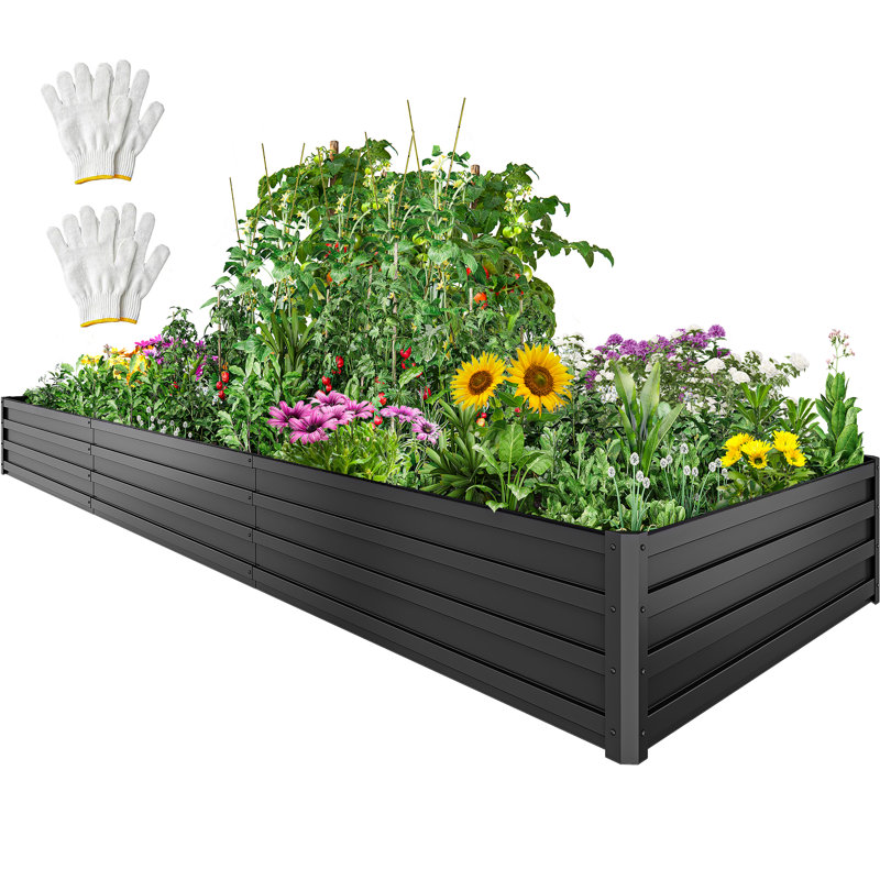 Sauliner Metal Raised Garden Bed