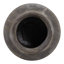 Vase de table rond en terre cuite pour la décoration intérieure - Élégant vase de plancher haut avec finition texturée - Style pour salle à manger ou vases décoratifs - 11,25 po, brun