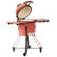 Beliani KAMADO 111cm W Kamado Charcoal Grill-118107643