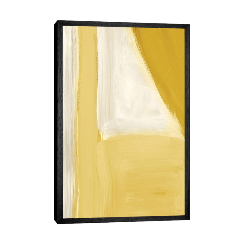 Flavum by Dan Hobday - Gallery-Wrapped Canvas Giclée on Canvas, 152.5 cm H x 101.5 cm W, Black Floater Framed