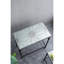 Ensemble de 3 tables d'appoint en métal galvanisé, utilisables comme tables de chevet à la maison ou comme support pour plantes sur une terrasse, base en fer, 7,2 kg, trois tables gigognes pour entrée, structure, surface.