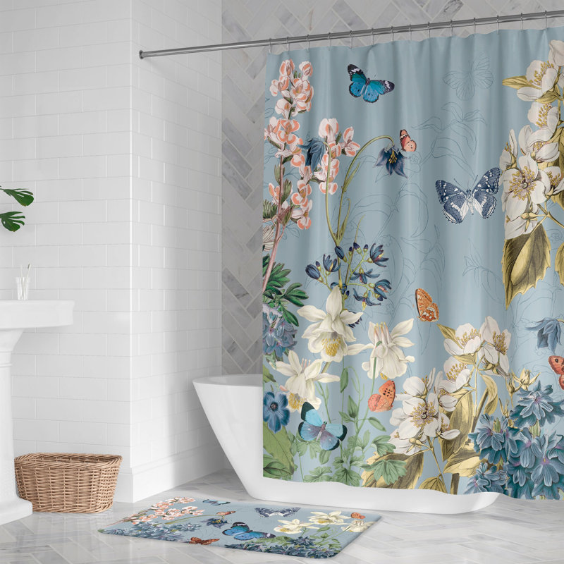 Rideau de douche Flutter and Bloom
