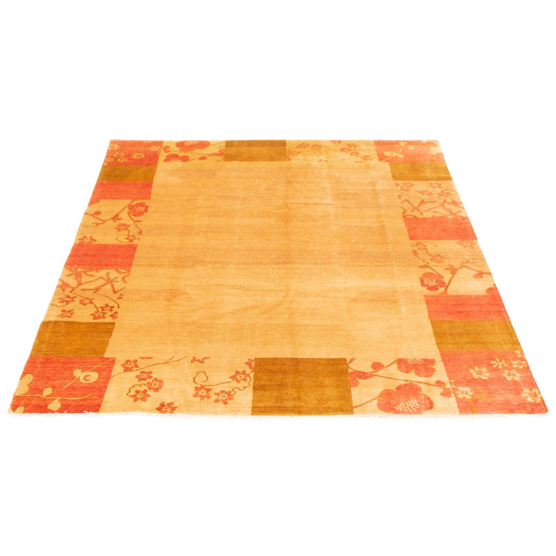 Tapis brun clair 6 pi 10 po x 8 pi 2 po Finha Peshawar Ziegler