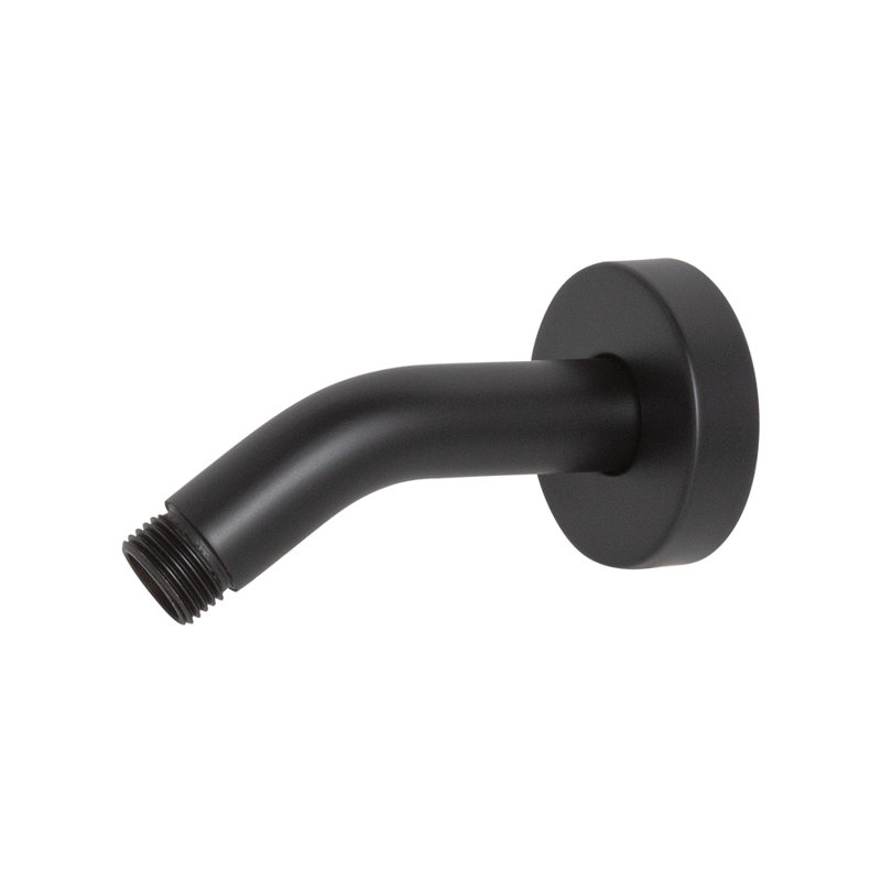 Arch Shower Arm With Flange, Matte Black