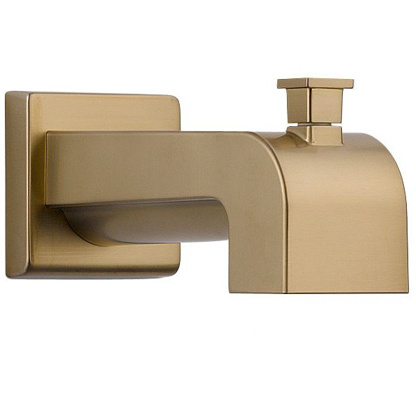 Urban - Arzo Wall Mounted Tub Spout Trim with Diverter, Brilliance Champagne Bronze