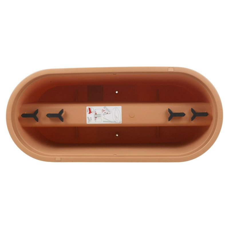 Railing Planter, Orange
