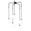 Luminaire suspendu sphère à 5 lumières Shirley