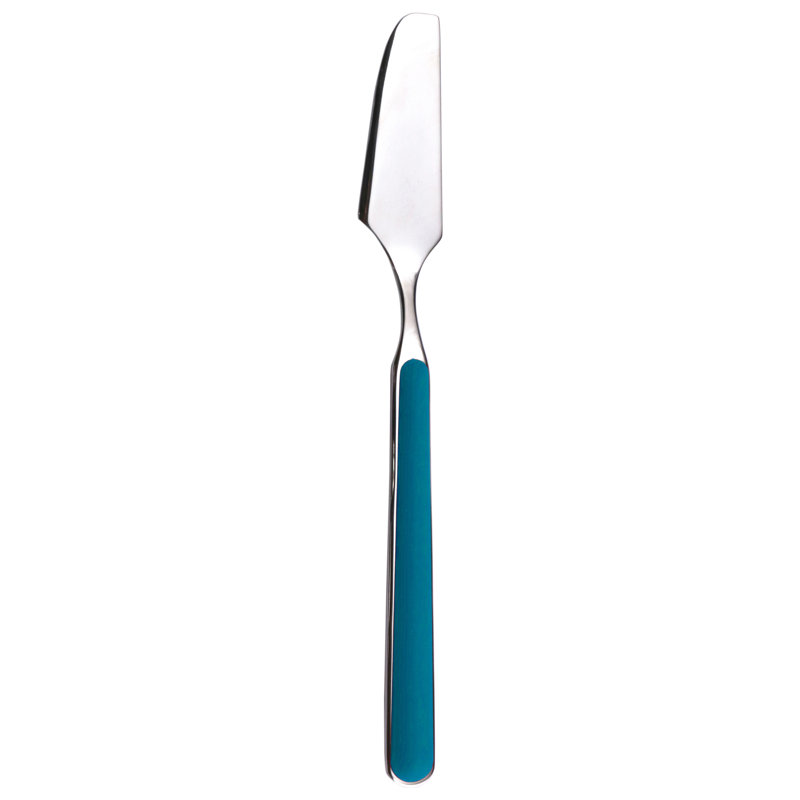 Fantasia Table Fish Knife - 24 Pieces, Petrolio