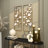 2-Piece Modern Metal Cut-Out Leaf Wall Decor with Rectangular Frames