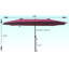 Parasol de marché 9 pi Bonsell-698463529