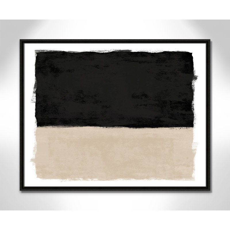Clair de lune I - Version paysage par Natalie Carpentieri, L 29,5 po x H 23,5 po, Toile avec cadre, Flottant espresso