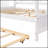 Sturdy Pine Wood Daybed with Trundle, Perfect for Small Spaces and Dual-Purpose Use as Sofa and Bed.-938605330-938605331