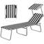 Chaise longue de bronzage pliante pour l'extérieur-856776916