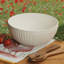 Italian Countryside Salad Bowl with Serving Utensils