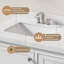 Meuble-lavabo double 60 po avec plateau en pierre reconstituée Linsay-2122304529