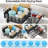 Extendable Over Sink Dish Rack - 2-In-1 Multifunction Drainer Rack With Drainboard And Cup Holder