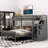 Twin Over Full Loft Bed With Staircase-520900391