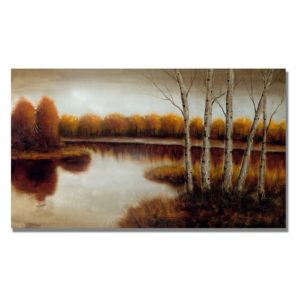 "Splendor" by Rio Painting Print on Canvas Millwood Pines